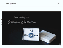 Tablet Screenshot of mazercreations.com
